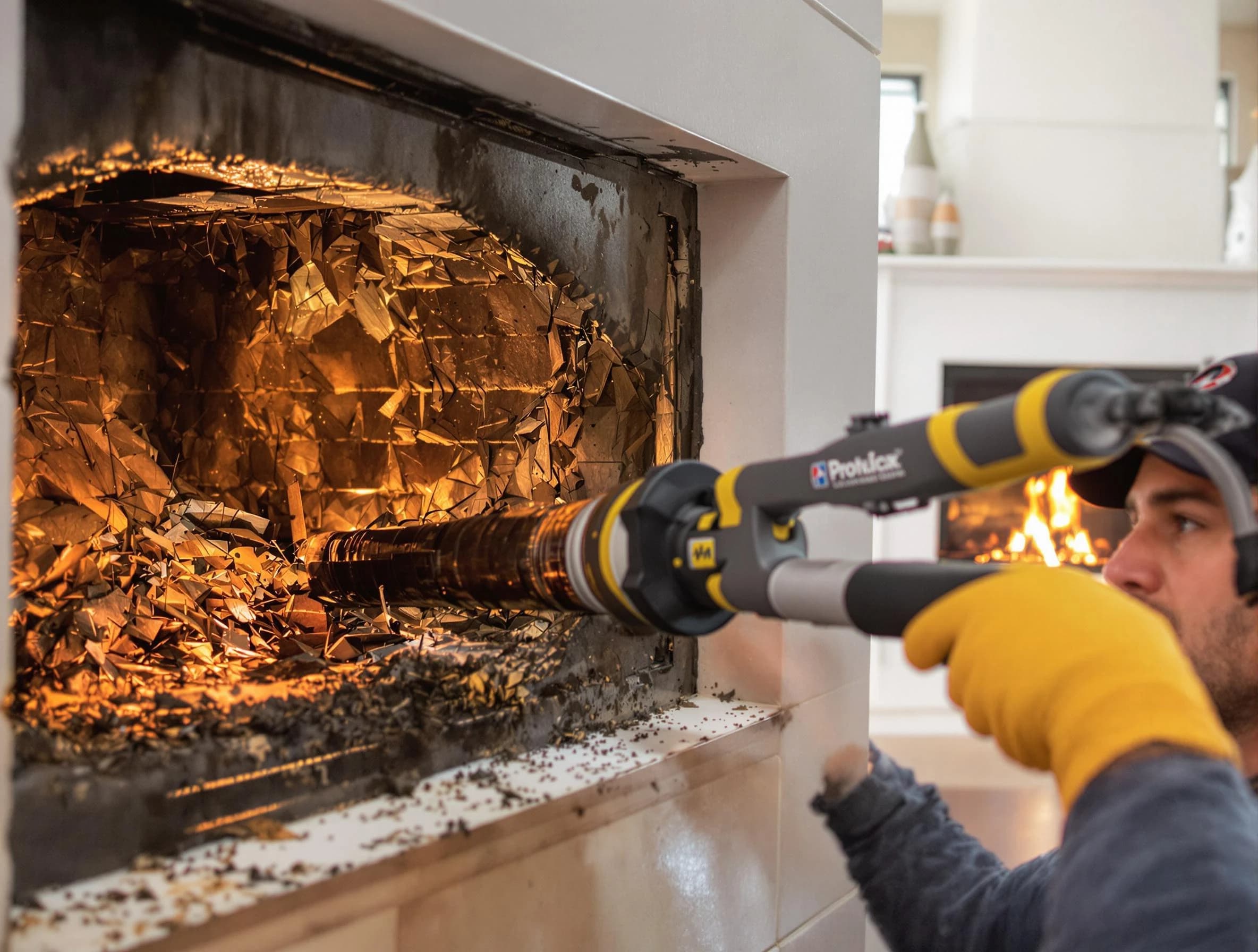 Professional chimney cleaning by Montgomery Chimney Sweep in Montgomery, NJ