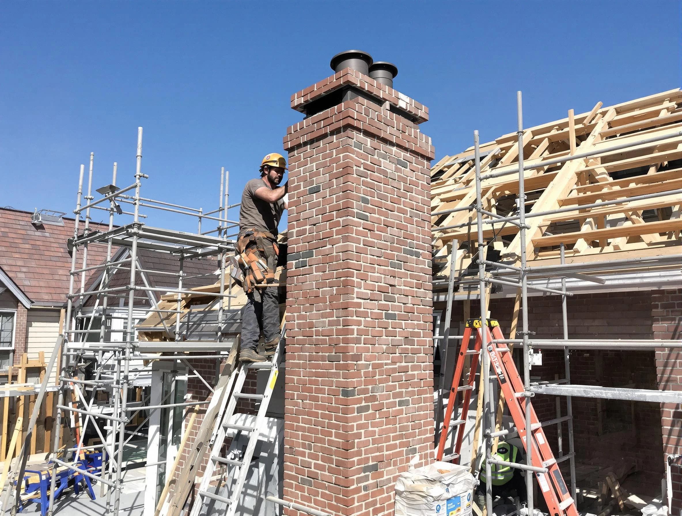 New chimney installation completed by Montgomery Chimney Sweep in Montgomery, NJ