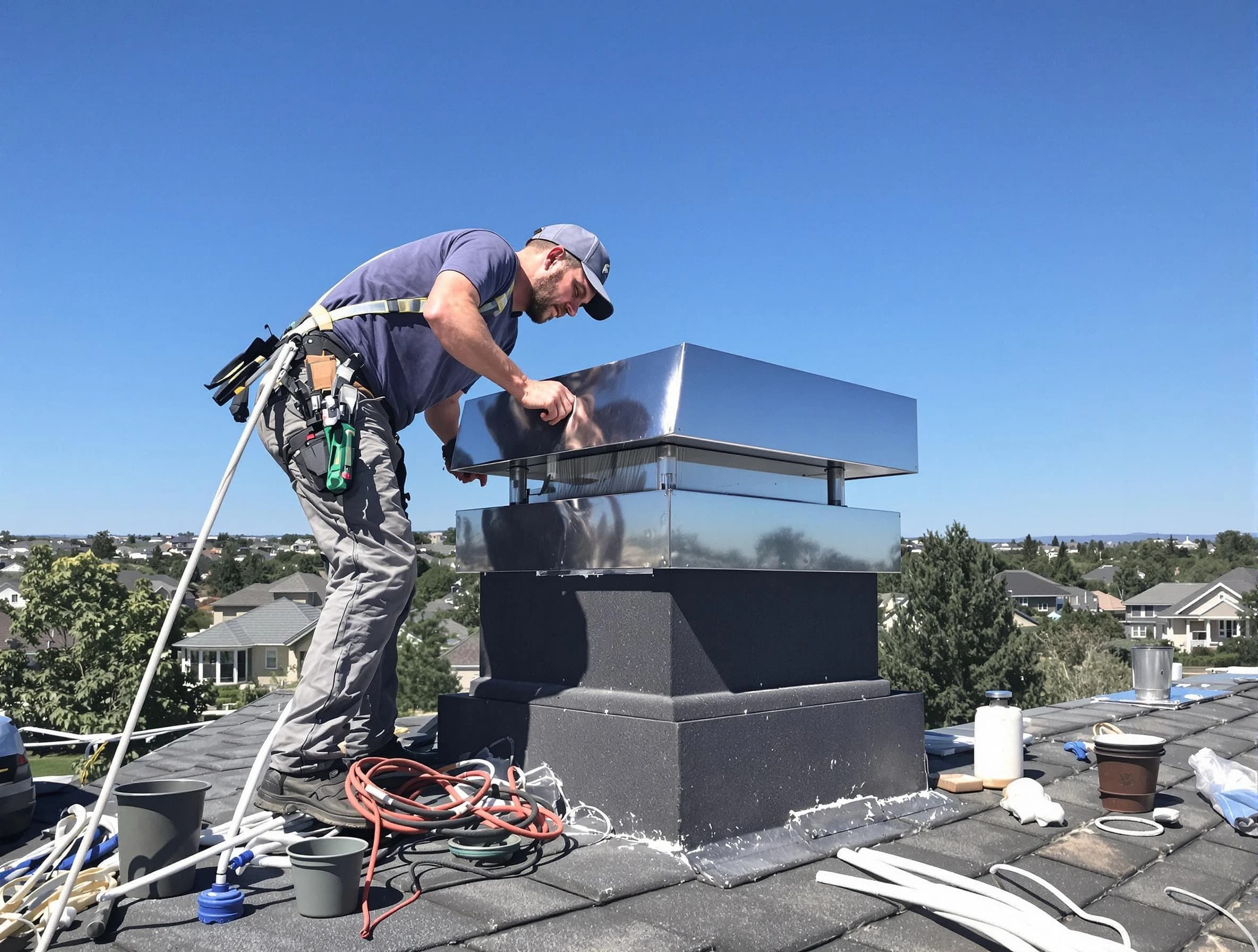 Chimney Cap Services service in Montgomery, NJ