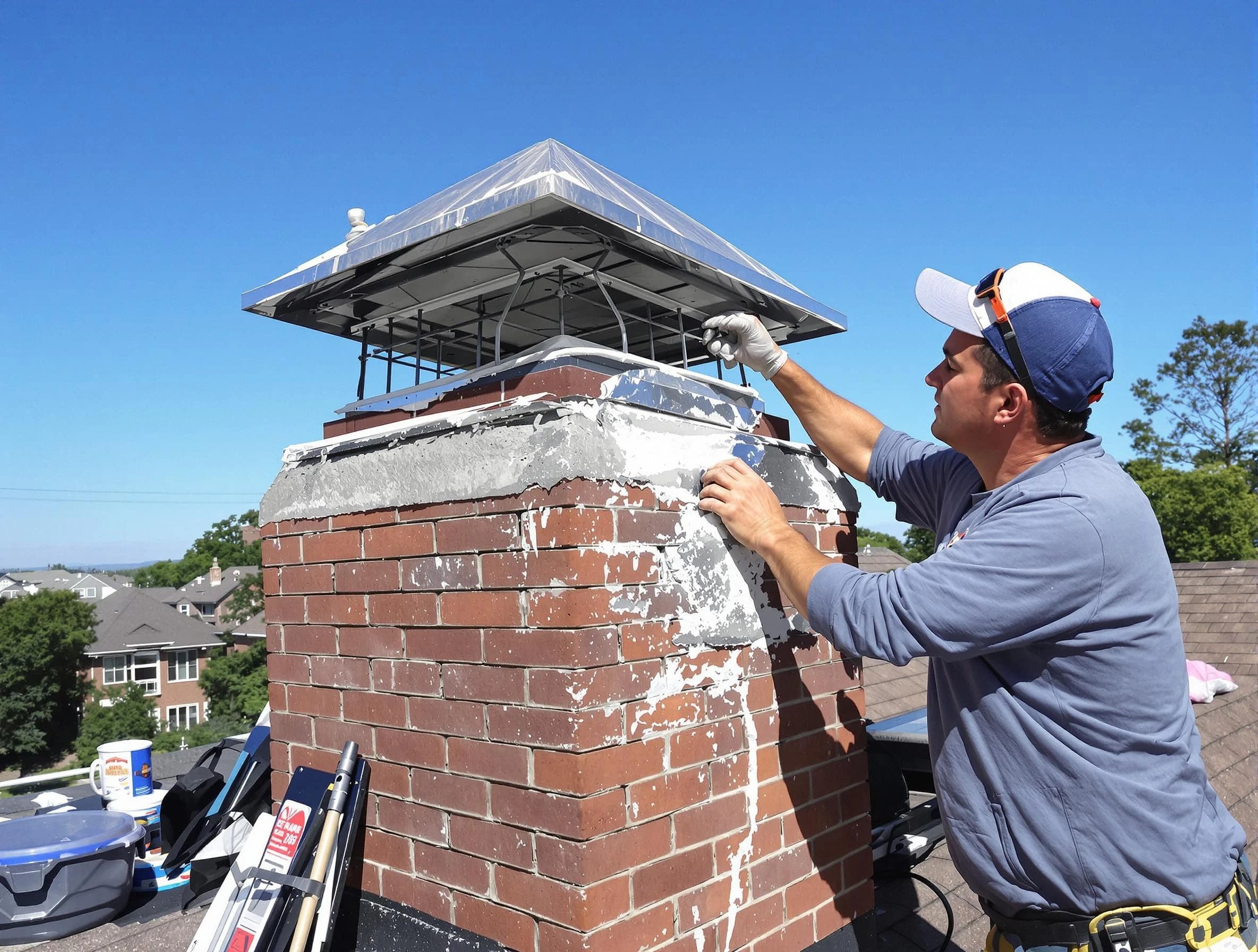 Chimney Crown Services service in Montgomery, NJ